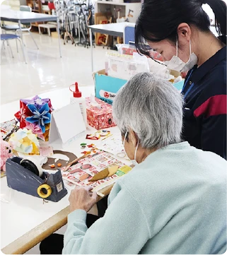 作業療法士によるリハビリ風景